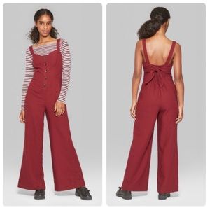 Wild Fable Burgundy Jumpsuit